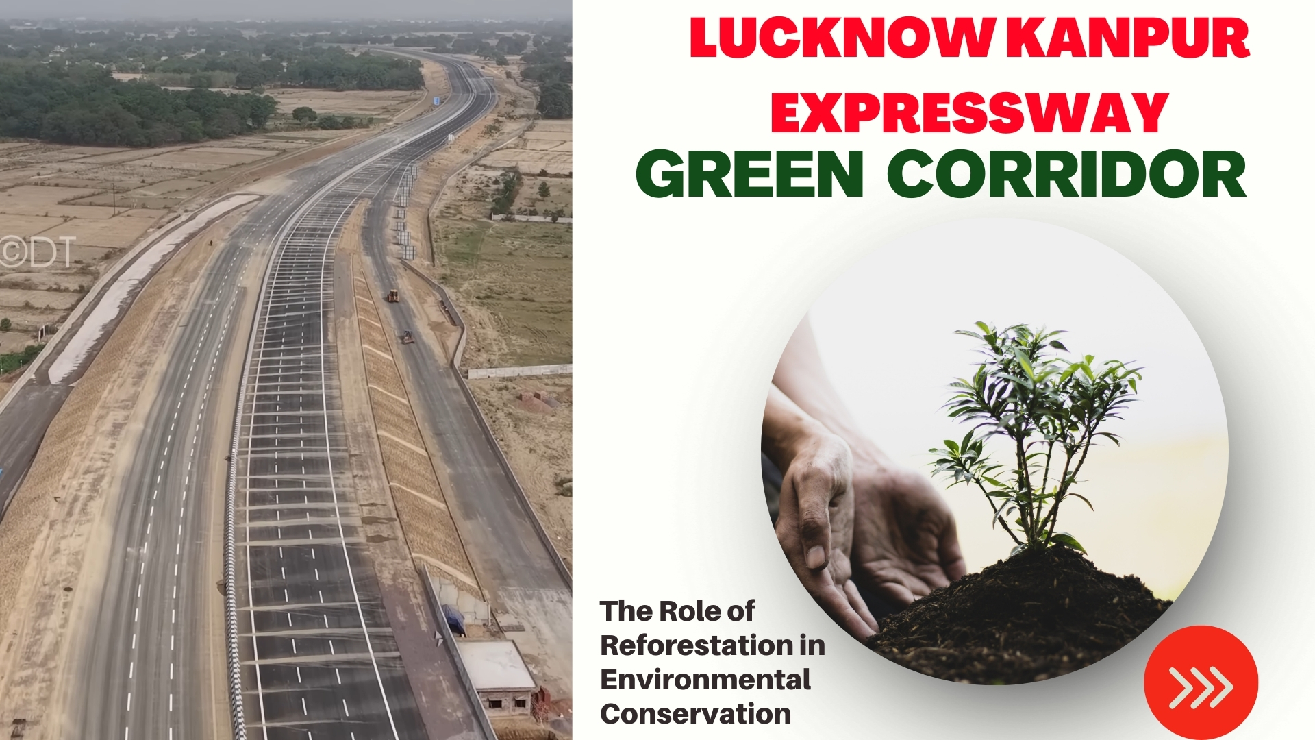 Lucknow Kanpur Expressway Green Corridor